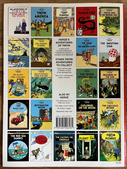 Adventures of Tintin: The Black Island by Herge, TPB (Egmont, 2002)