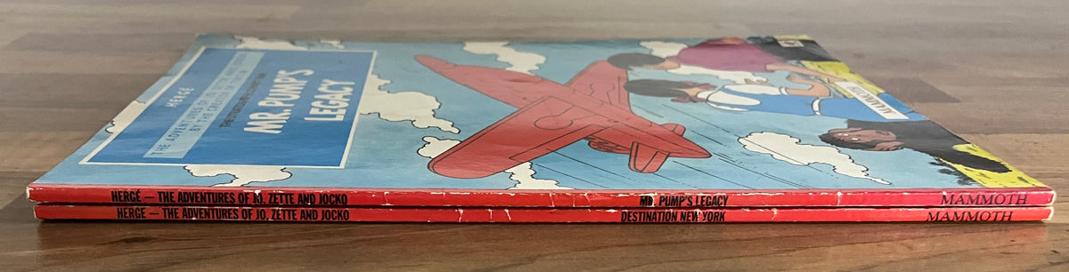 2 x The Stratoship H.22/Part One Mr. Pump's Legacy, Part Two Destination New York - Herge
