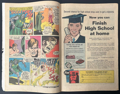 🔑 THE INCREDIBLE HULK #143 [MARVEL COMICS] *1ST MEET DOCTOR DOOM X HULK* 1971 VG-