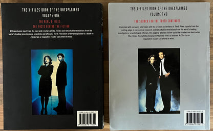 THE X-FILES  BOOK OF THE UNEXPLAINED: VOLUMES 1 AND 2 - JANE GOLDMAN