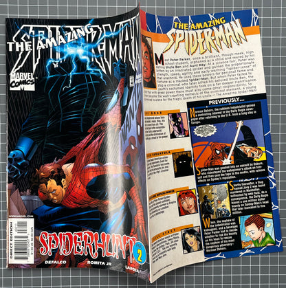 🔑 AMAZING SPIDER-MAN #432 [MARVEL COMICS] *1ST APP. BLACK TARANTULA* 1998 VF