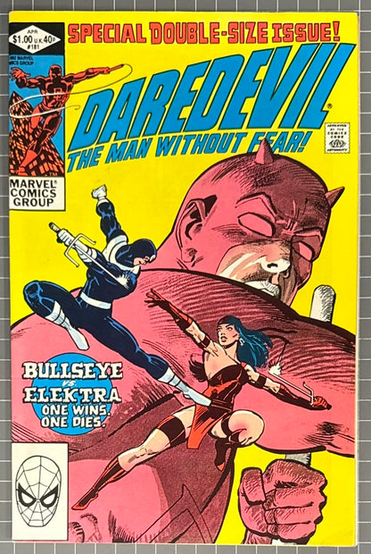🔑 DAREDEVIL #181 [MARVEL COMICS] DIRECT *DEATH OF ELEKTRA* 1982 VF+