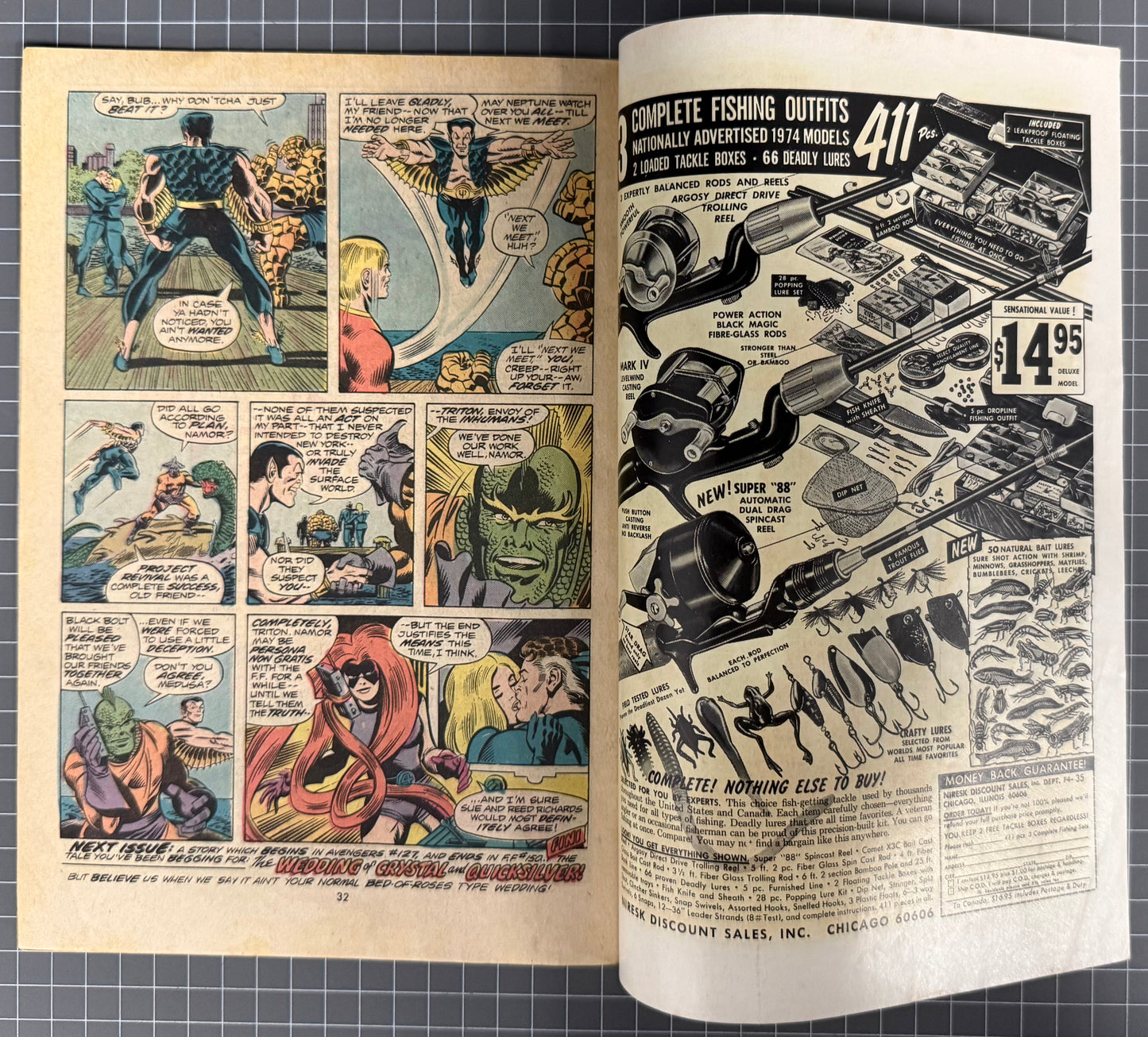 FANTASTIC FOUR #149 [MARVEL COMICS] 1974 FN+
