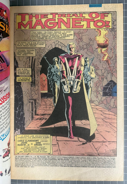 🔑 THE UNCANNY X-MEN #200 [MARVEL COMICS] *TRIAL OF MAGNETO* 1985 VG/FN