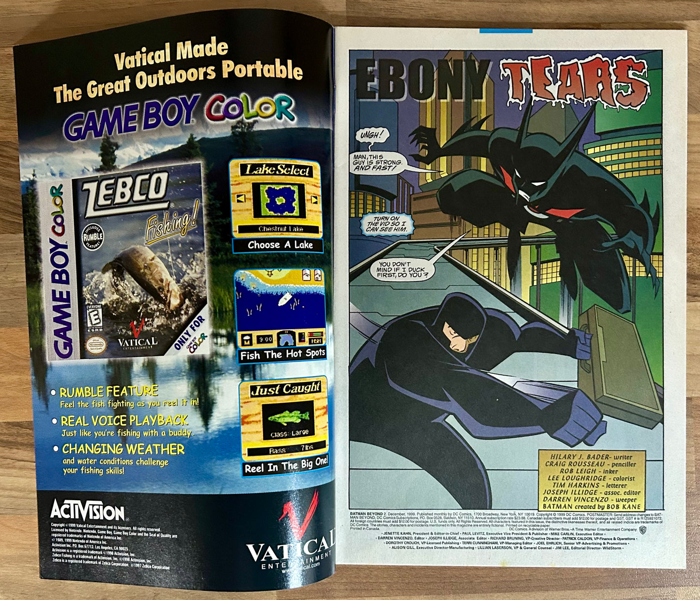 BATMAN BEYOND #2 [DC COMICS] NEWSSTAND 1999 VF+