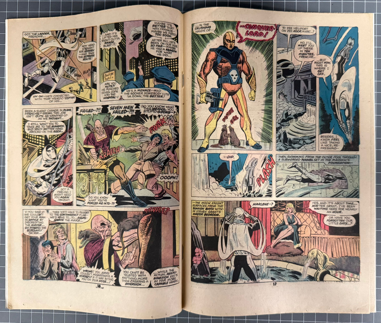 🔑 MARVEL SPOTLIGHT #28 [MARVEL] NEWSSTAND COMIC *1ST SOLO MOON KNIGHT* 1976 FN