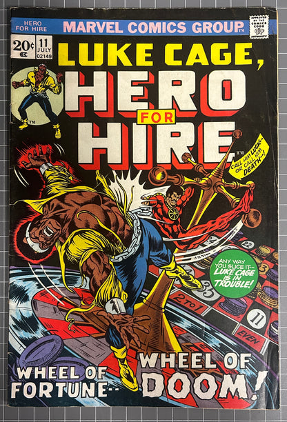 HERO FOR HIRE #11 [MARVEL COMICS] *LUKE CAGE* DIRECT 1973