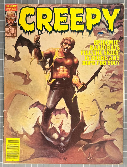 CREEPY #134 [WARREN] HORROR COMIC MAGAZINE 1982 FN/VF