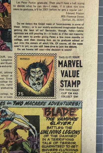 🔑 AMAZING SPIDER-MAN #140 [MARVEL COMICS] *1ST APP. GLORIA GRANT* 1975 GD+