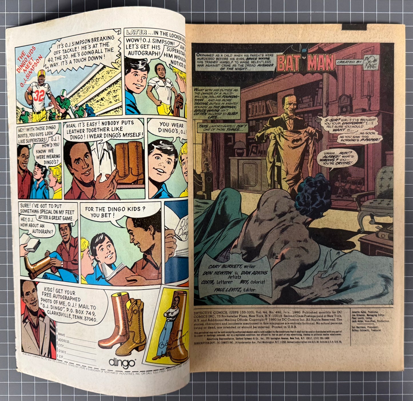 DETECTIVE COMICS #492 [DC COMICS] *JIM APARO COVER* 1980 VG/FN