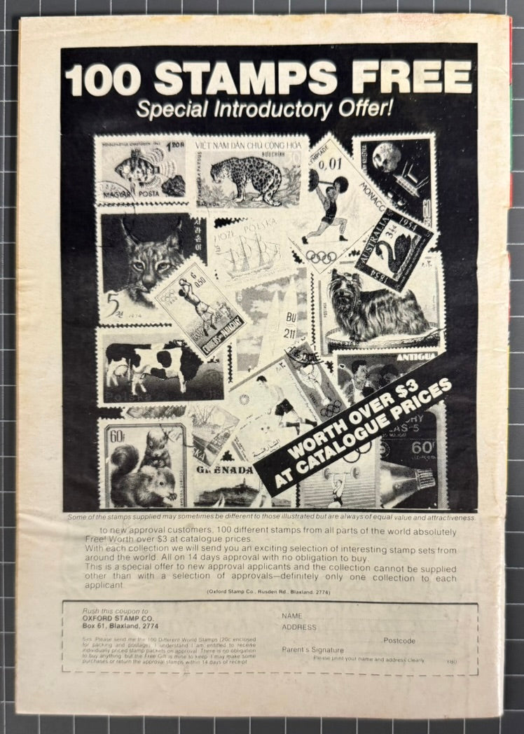 MASTER OF KUNG FU #7 [YAFFA PUBLISHING] AUSTRALIAN MARVEL DIGEST COMIC 1980