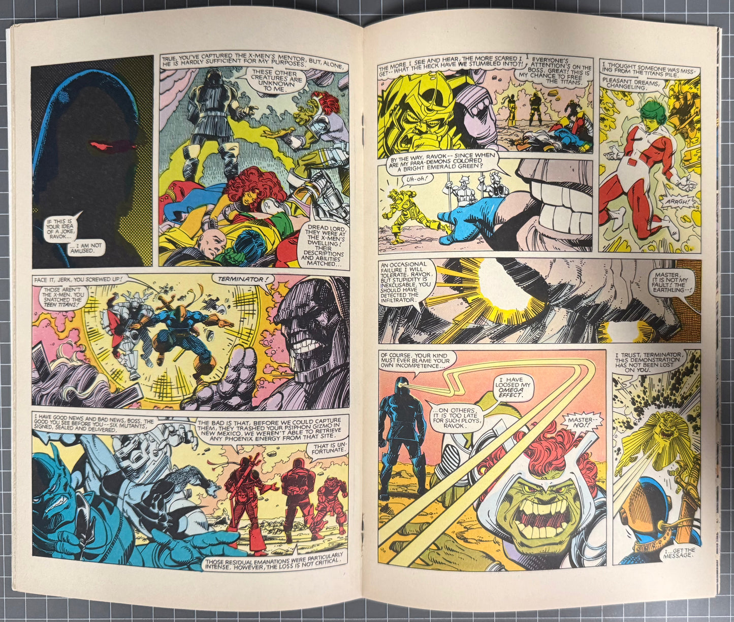 MARVEL AND DC PRESENT: UNCANNY X-MEN AND NEW TEEN TITANS #1 COMIC 1982 VF-