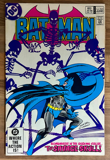 🔑 BATMAN #360 [DC COMICS] DIRECT *SAVAGE SKULL DEBUT*  1983 FN/VF