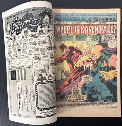 🔑 DAREDEVIL #138 [MARVEL COMICS] NEWSSTAND *1ST APP. SMASHER* 1976 FN