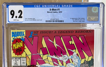 🔑 X-MEN #1 (COVER C) CGC 9.2 [MARVEL COMICS] DIRECT *1ST APP. ACOLYTES* 1991