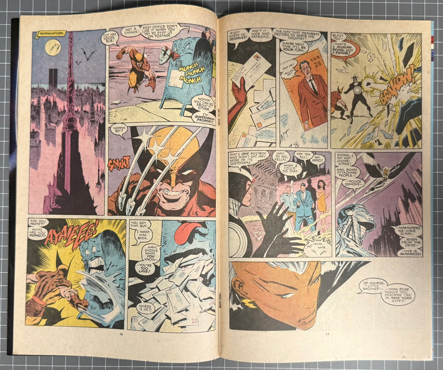 🔑 UNCANNY X-MEN #241 [MARVEL COMICS] NEWSSTAND *ORIGIN OF MADELYNE PRYOR* 1989 FN-