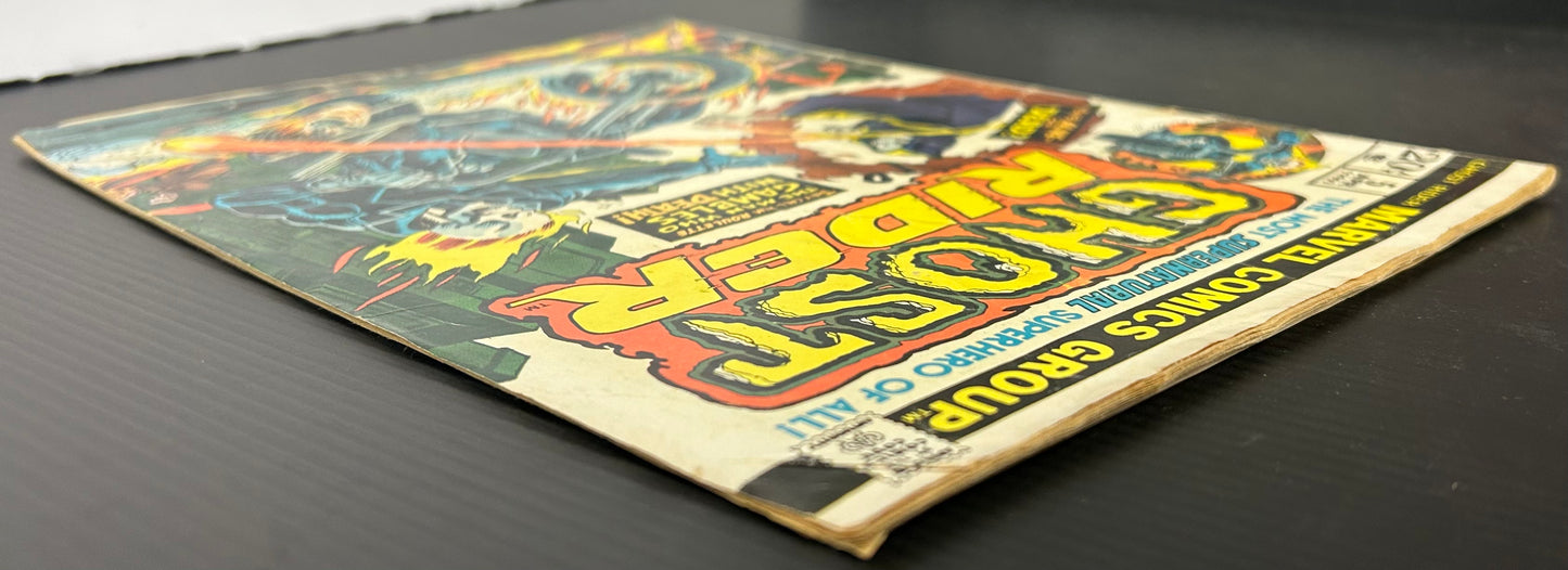 GHOST RIDER #5 [MARVEL COMICS] DIRECT 1974 GD/VG