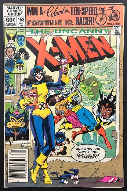 🔑 THE UNCANNY X-MEN #153 [MARVEL COMICS] *1ST APP. BAMFS* 1982 VG-