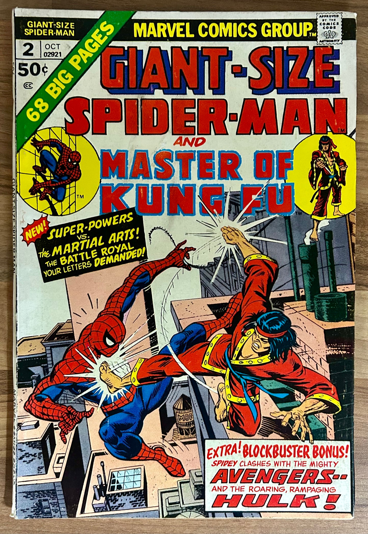 GIANT-SIZE SPIDER-MAN #2 [MARVEL COMICS] DIRECT 1974 FN+