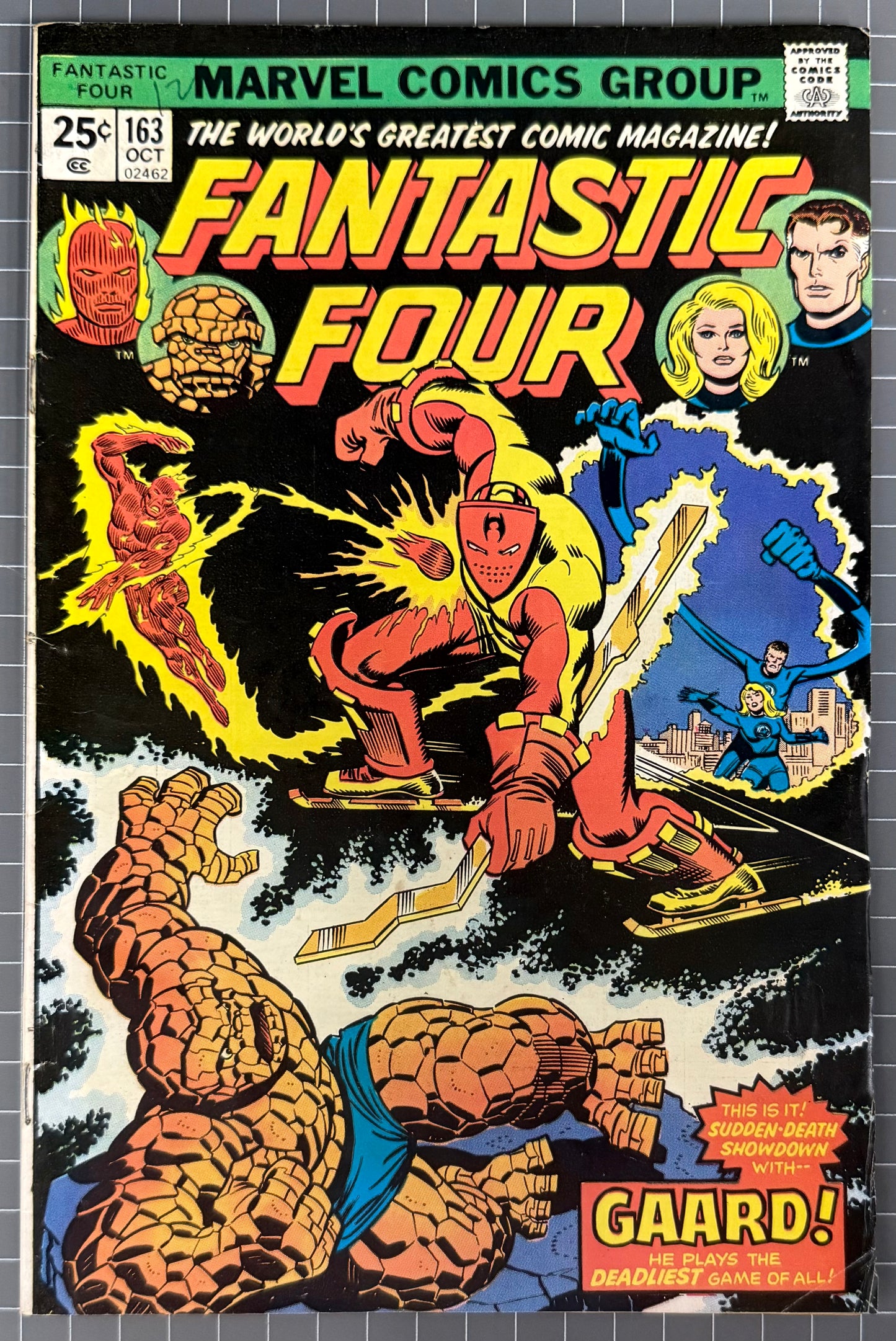 FANTASTIC FOUR #163 [MARVEL COMICS] 1975 VG/FN