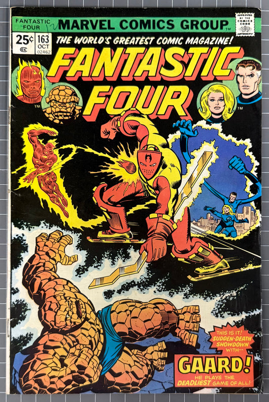 FANTASTIC FOUR #163 [MARVEL COMICS] 1975 VG/FN