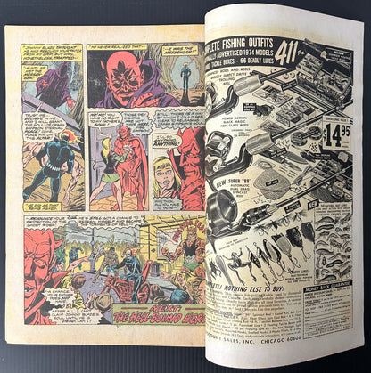 GHOST RIDER #8 [MARVEL COMICS] DIRECT 1974 FN+