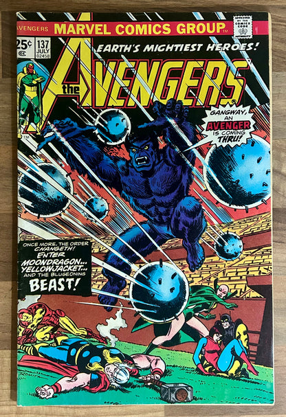 THE AVENGERS #137 [MARVEL COMICS] 1975 FN/VF