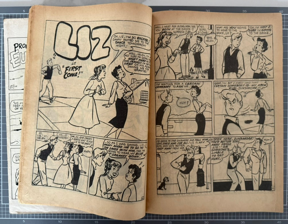 🔑 HUNDRED COMIC MONTHLY #6 [COLOUR COMICS] AUSTRALIAN DC 1957