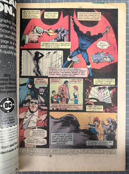 BATMAN #396 [DC COMICS] NEWSSTAND 1986 VG/FN