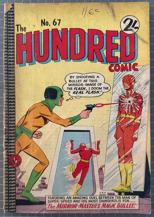 🔑 THE HUNDRED COMIC #67 COLOUR COMICS AUSTRALIAN DC PRE-DECIMAL 1962
