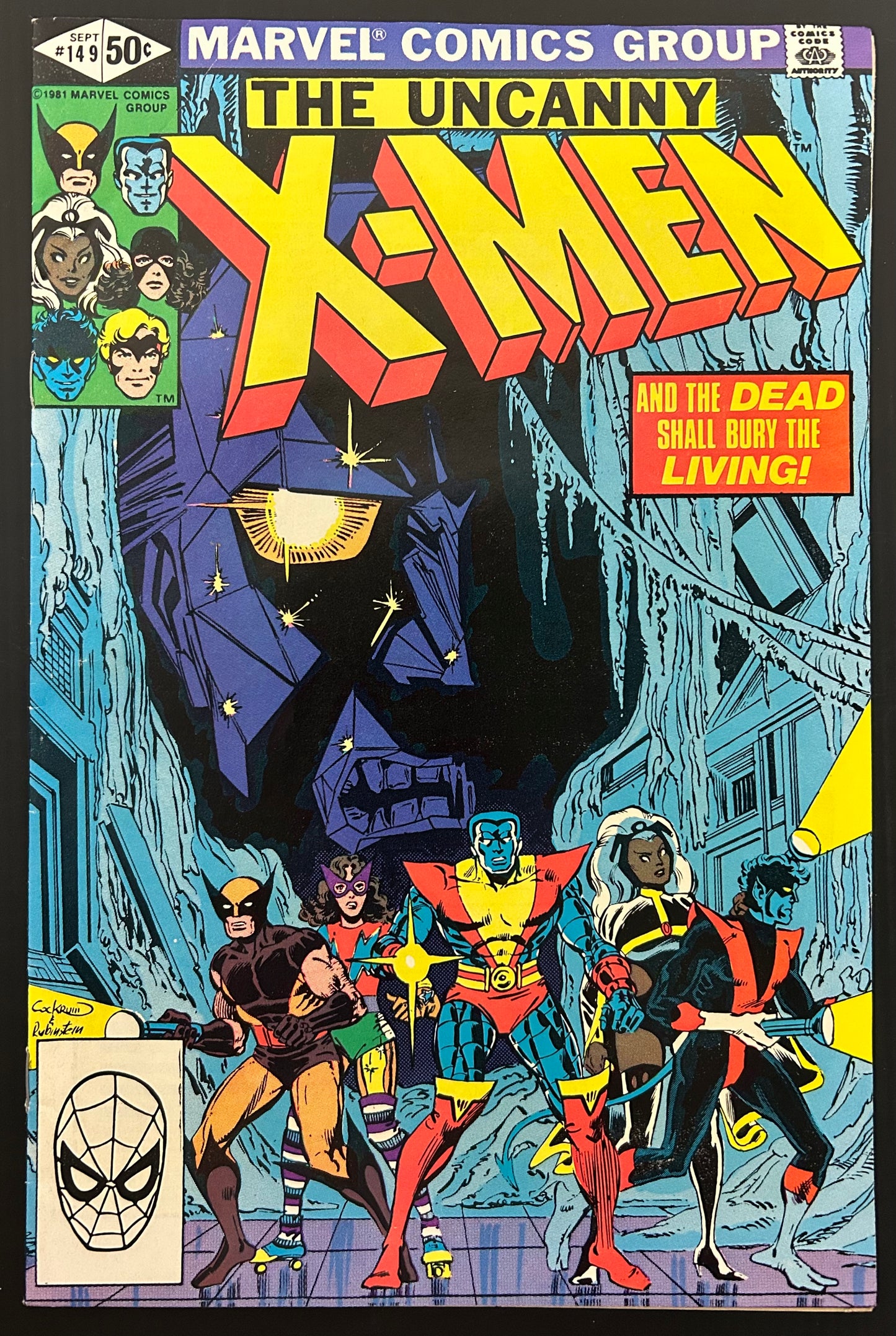 THE UNCANNY X-MEN #149 [MARVEL COMICS] DIRECT 1981 VF