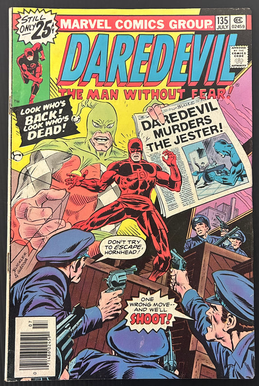 DAREDEVIL #135 [MARVEL COMICS] NEWSSTAND 1976 FN