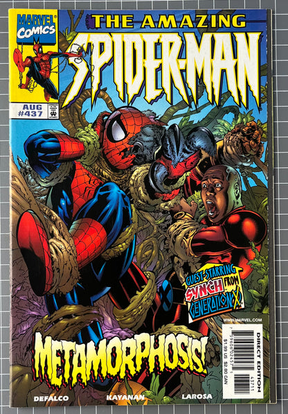 THE AMAZING SPIDER-MAN #437 [MARVEL COMICS] DIRECT 1998 VF-
