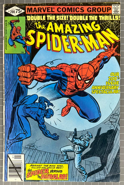🔑 AMAZING SPIDER-MAN #200 [MARVEL COMICS] *SPIDER-MAN ORIGIN RETOLD* 1980 VG/FN