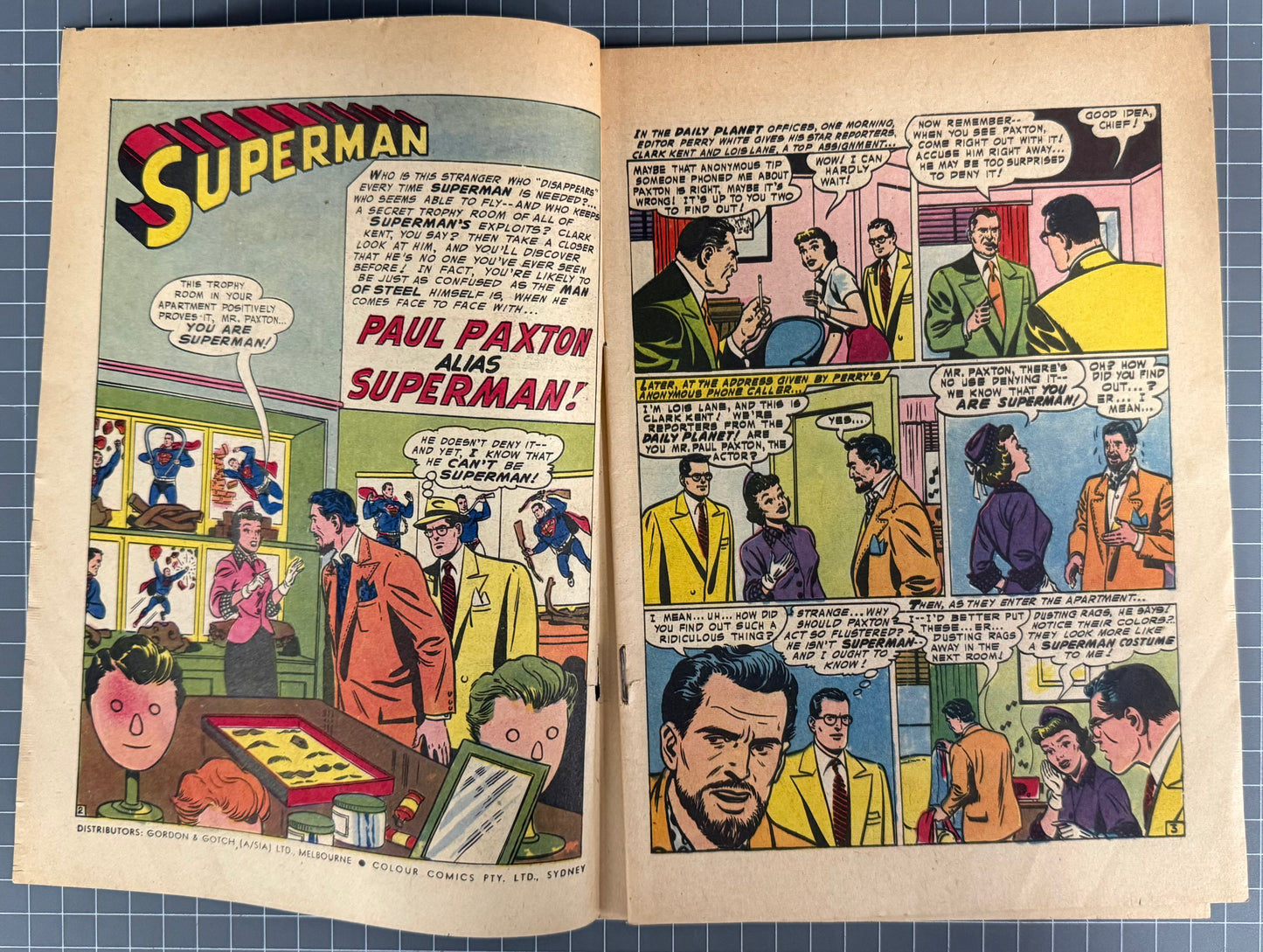 SUPERMAN #110 [COLOUR COMICS] AUSTRALIAN PRE-DECIMAL *SCARCE* 1956