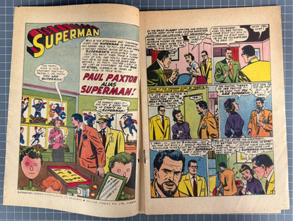 SUPERMAN #110 [COLOUR COMICS] AUSTRALIAN PRE-DECIMAL *SCARCE* 1956