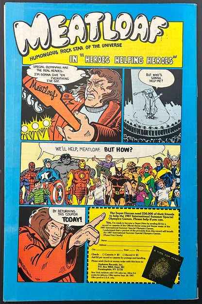 🔑 DAREDEVIL #248 [MARVEL COMICS] DIRECT *1ST APP. BUSHWACKER* 1987 FN