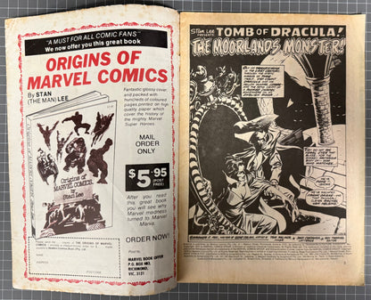 TALES OF HORROR DRACULA #5 + POSTER [NEWTON COMICS] AUSTRALIAN 1975