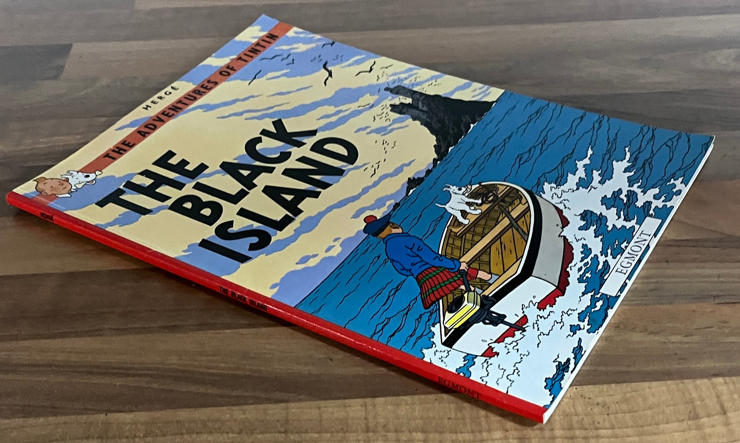 Adventures of Tintin: The Black Island by Herge, TPB (Egmont, 2002)