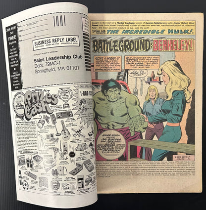 🔑 THE INCREDIBLE HULK #234 [MARVEL COMICS] NEWSSTAND *1ST APP QUASAR* 1979 FN/VF