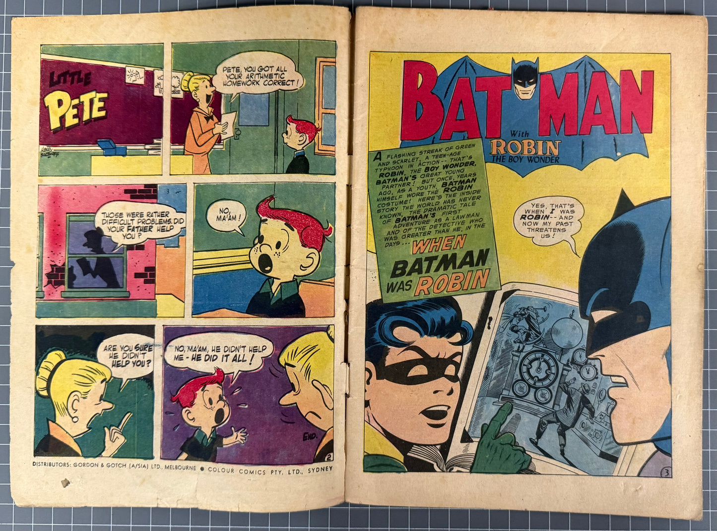 BATMAN #80 [COLOUR COMICS] AUSTRALIAN PRE-DECIMAL *SCARCE* 1957