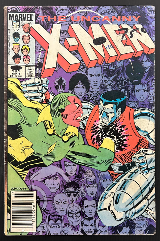 🔑 THE UNCANNY X-MEN #191 [MARVEL COMICS] *1ST APP. NIMROD* 1985 VG-
