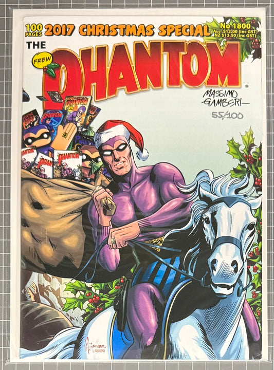 THE PHANTOM #1800 CHRISTMAS SPECIAL [FREW] ***SIGNED & LIMITED*** AUSTRALIAN COMIC 2017 NM
