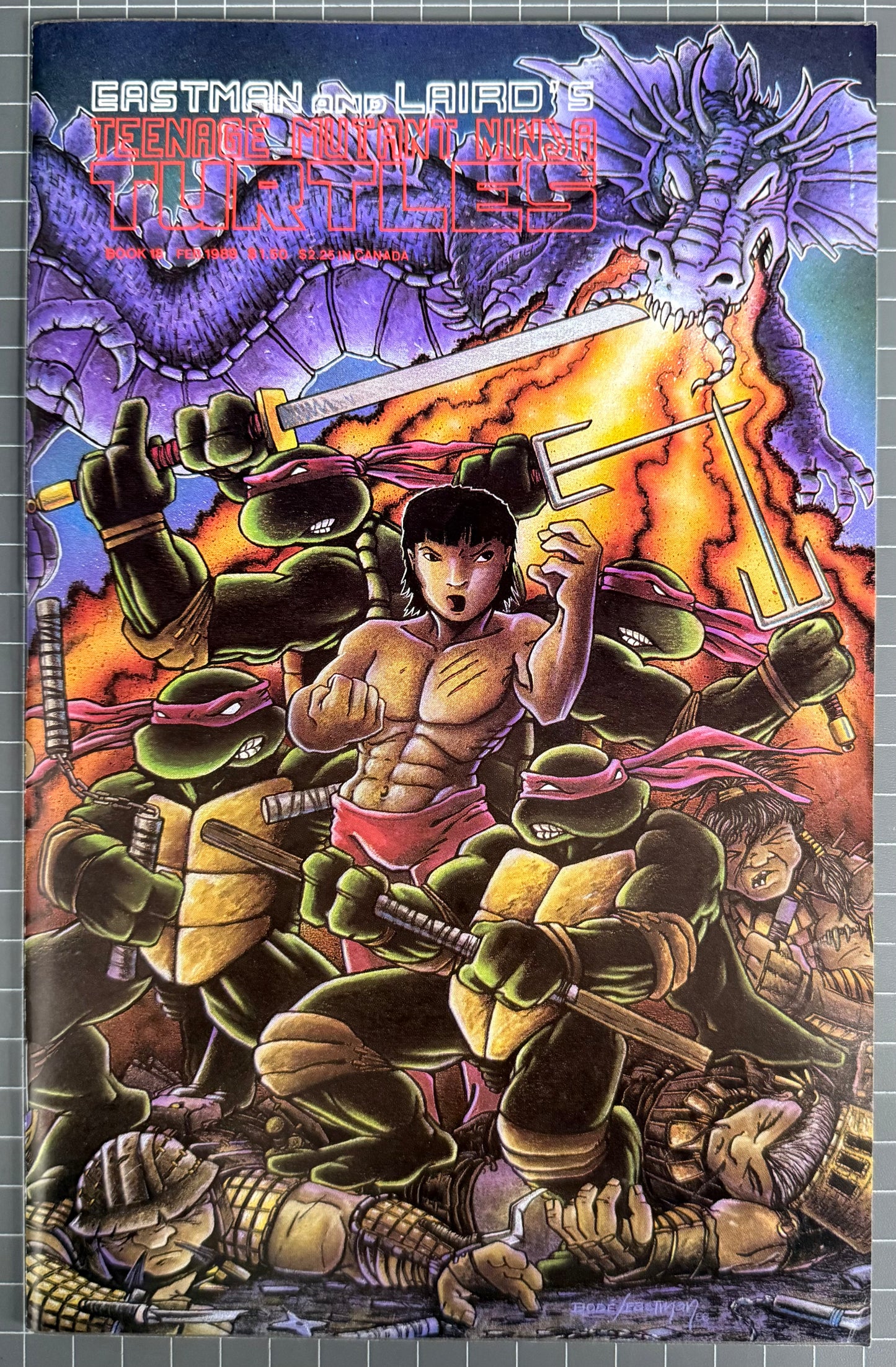 TEENAGE MUTANT NINJA TURTLES #18 (TMNT) [MIRAGE] COMIC 1989 VF/NM