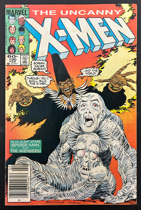 THE UNCANNY X-MEN #190 [MARVEL COMICS] 1985 FN-
