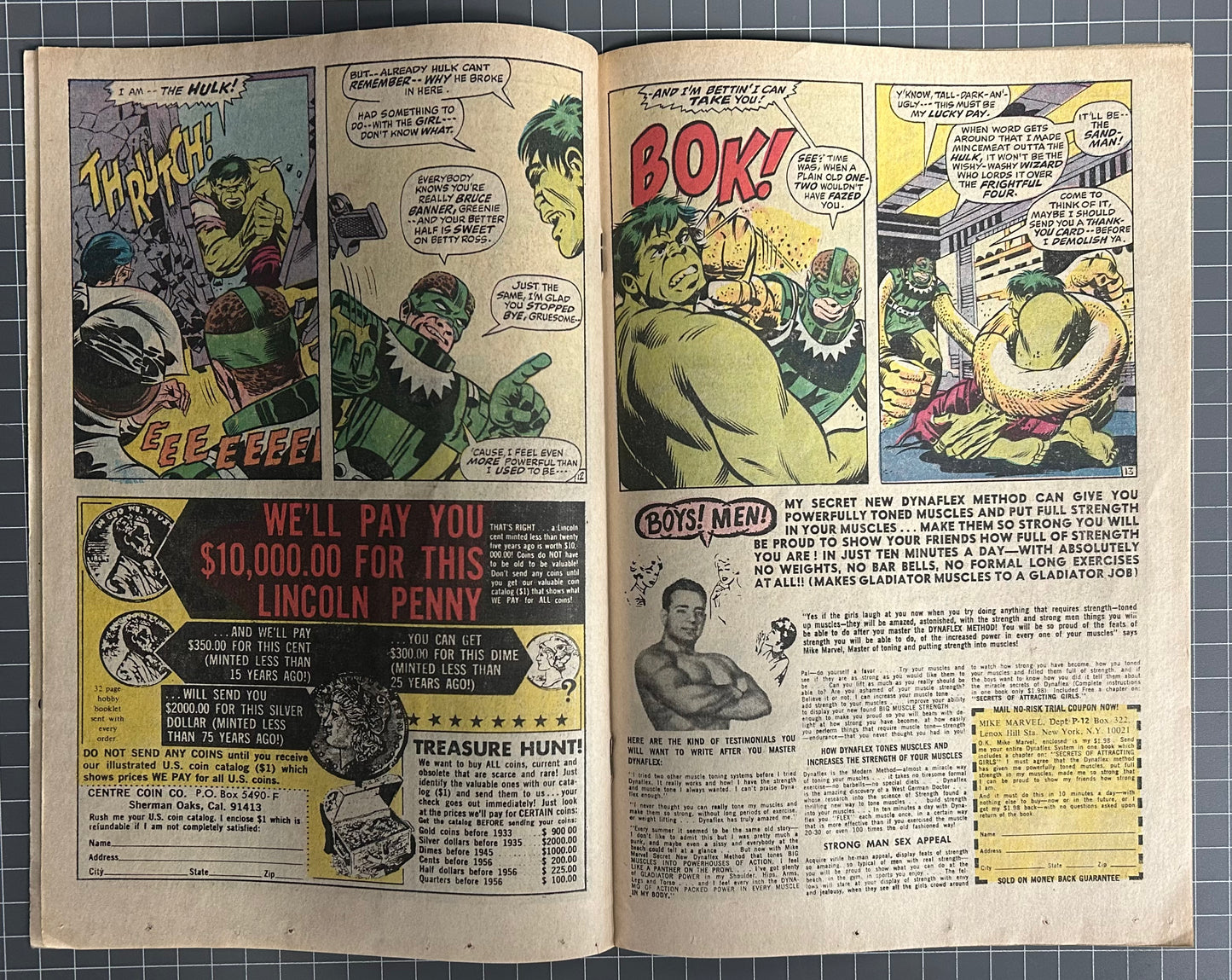 THE INCREDIBLE HULK #138 [MARVEL COMICS] DIRECT 1971