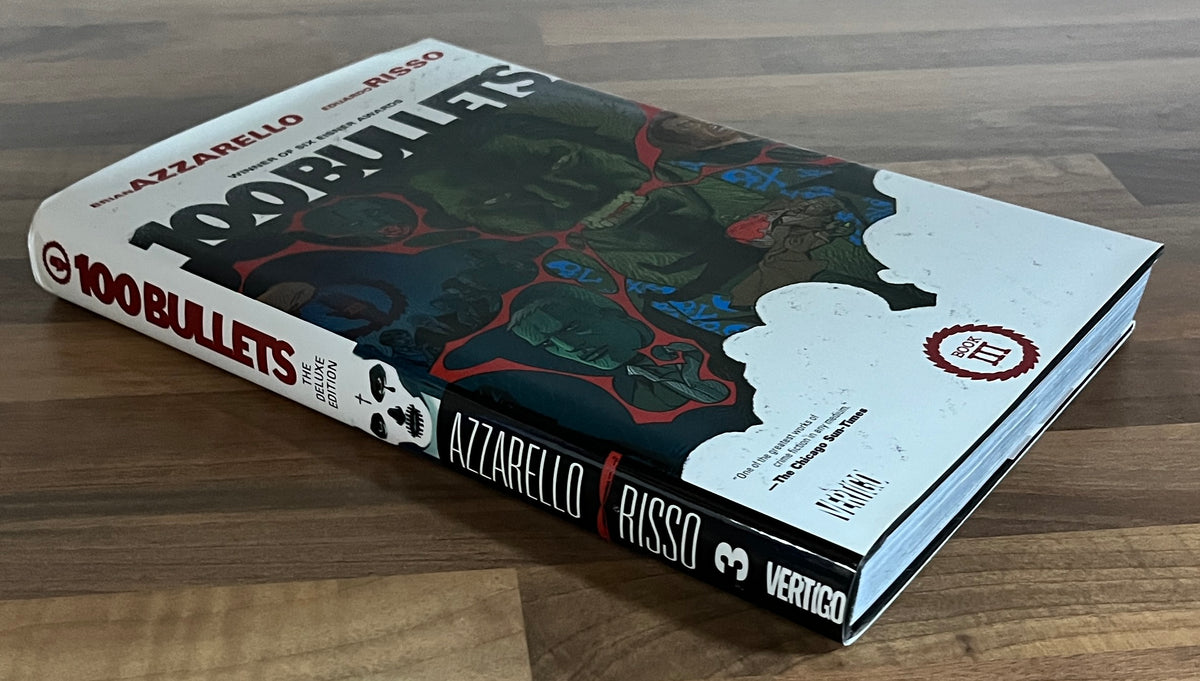 100 Bullets Book III - Azzarello, Risso HC/DJ Deluxe Edition 3, 2012 1st Print Vertigo