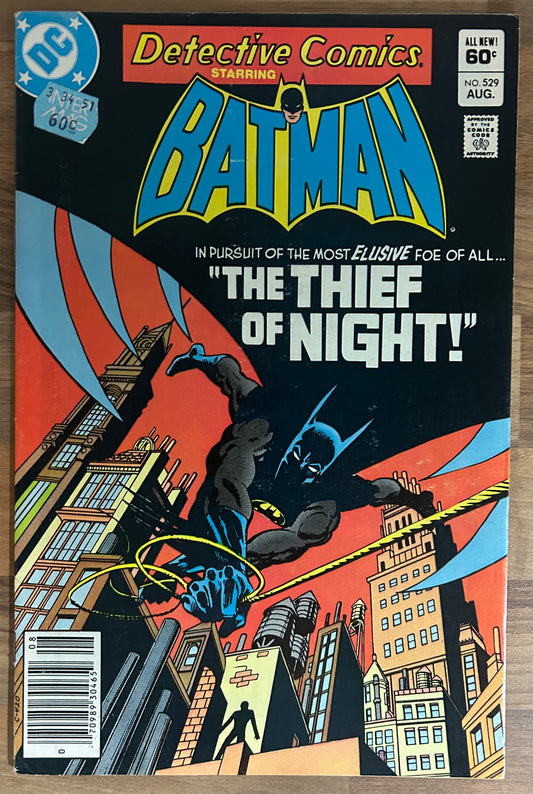 🔑 DETECTIVE COMICS #529 [DC COMICS] NEWSSTAND *NIGHT-THIEF DEBUT* 1983 FN/VF