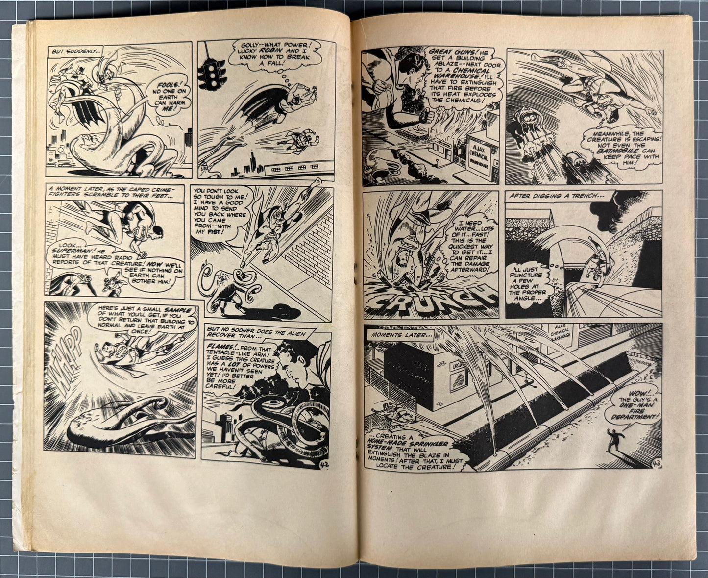 🔑 SUPERMAN AND BATMAN ALBUM #2 [COLOUR COMICS] AUSTRALIAN 1968