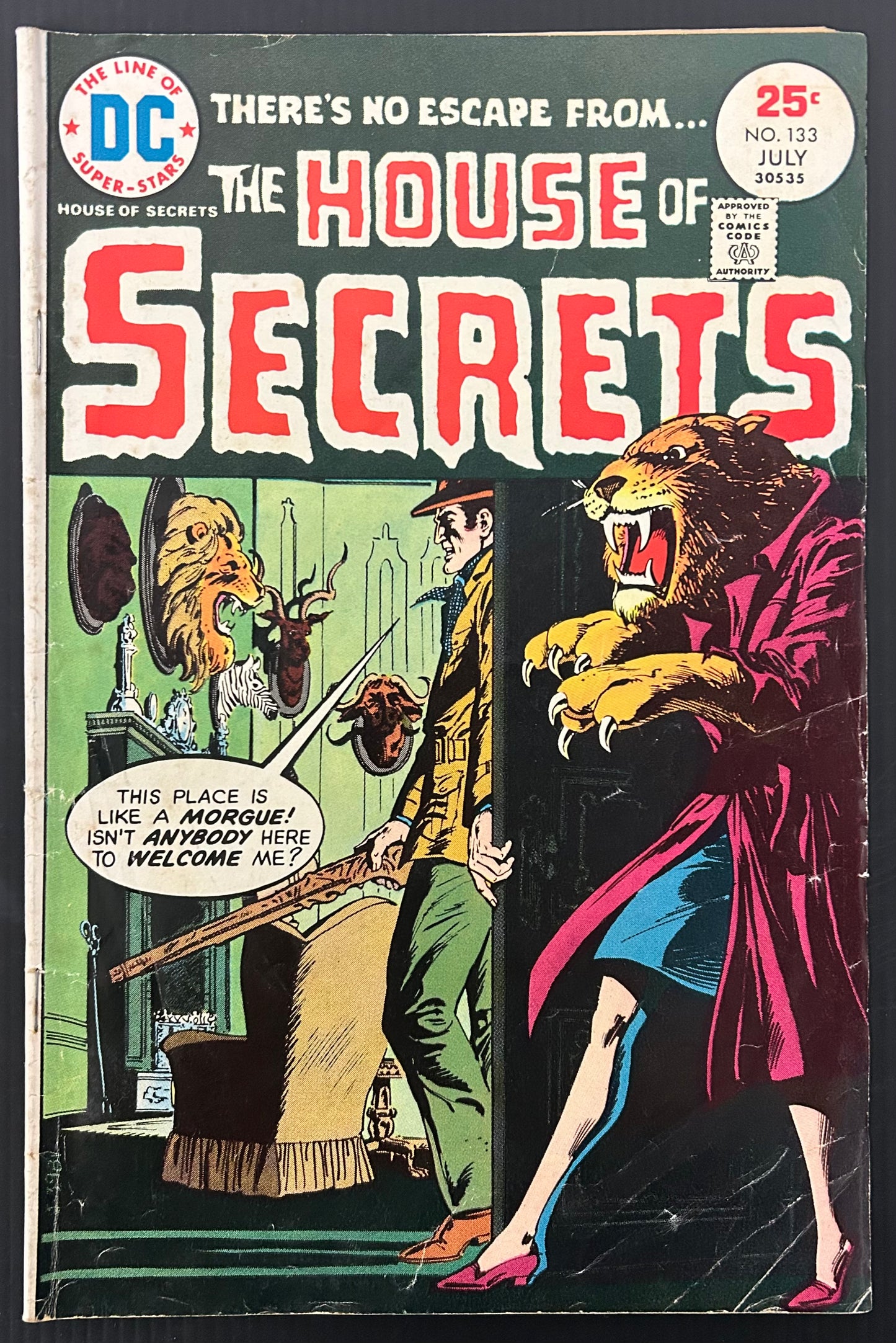 HOUSE OF SECRETS #133 [DC] COMIC 1975 VG-